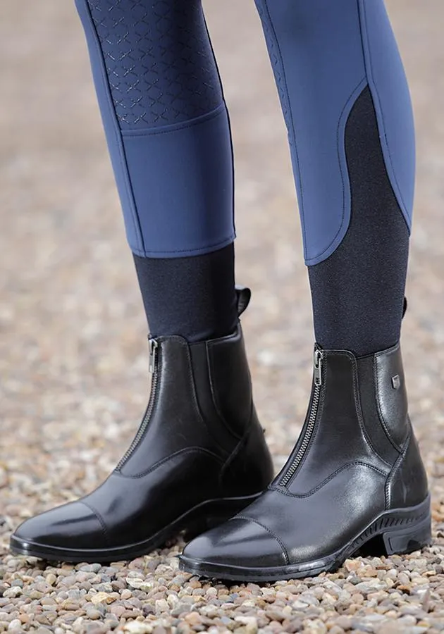 Men's Premier Equine Balmoral Leather Paddock / Riding Boots - black