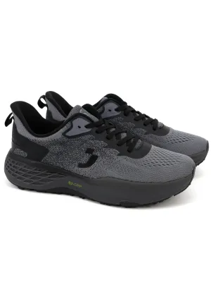 Men's Textured Running Shoes,Dark Grey