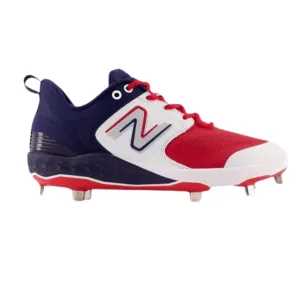 New Balance Low Baseball Metal Cleats Red/White/Blue L3000HC6