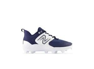 New Balance Men's Fresh Foam 3000 V6 Molded Baseball Cleats - Navy with White - PL3000N6