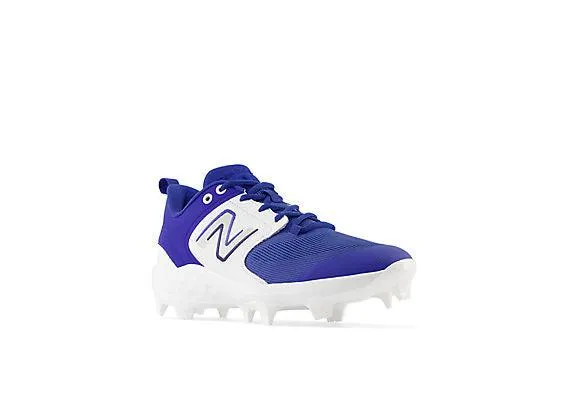 New Balance Men's Fresh Foam 3000 V6 Molded Baseball Cleats - Royal Blue with White - PL3000B6