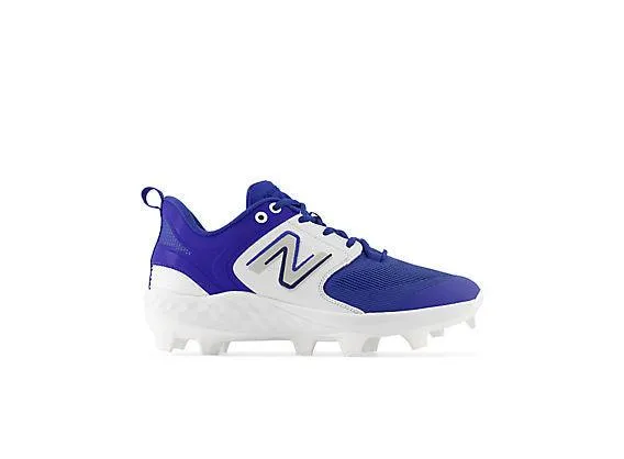 New Balance Men's Fresh Foam 3000 V6 Molded Baseball Cleats - Royal Blue with White - PL3000B6