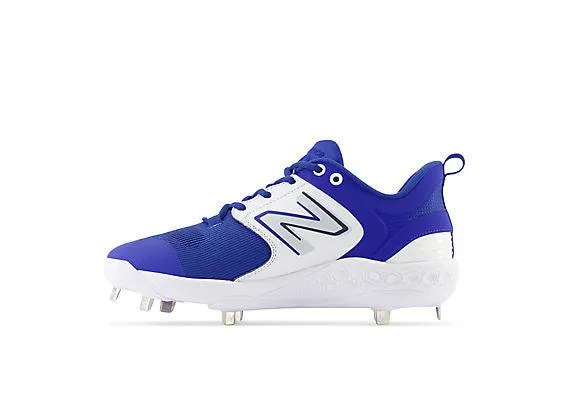 New Balance Men's Fresh Foam X 3000 V6 Metal Baseball Cleats - Royal Blue with White - L3000TB6