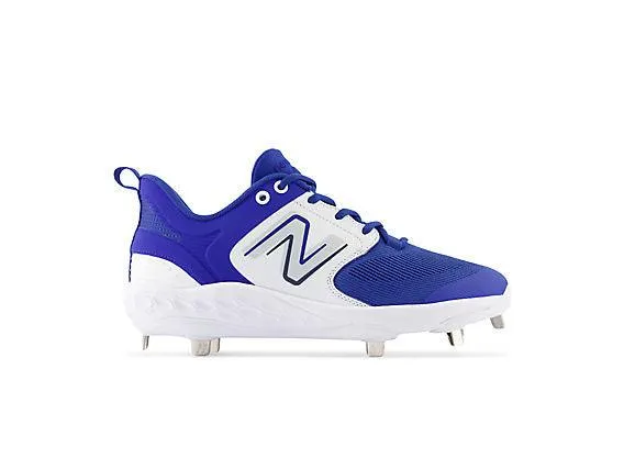 New Balance Men's Fresh Foam X 3000 V6 Metal Baseball Cleats - Royal Blue with White - L3000TB6