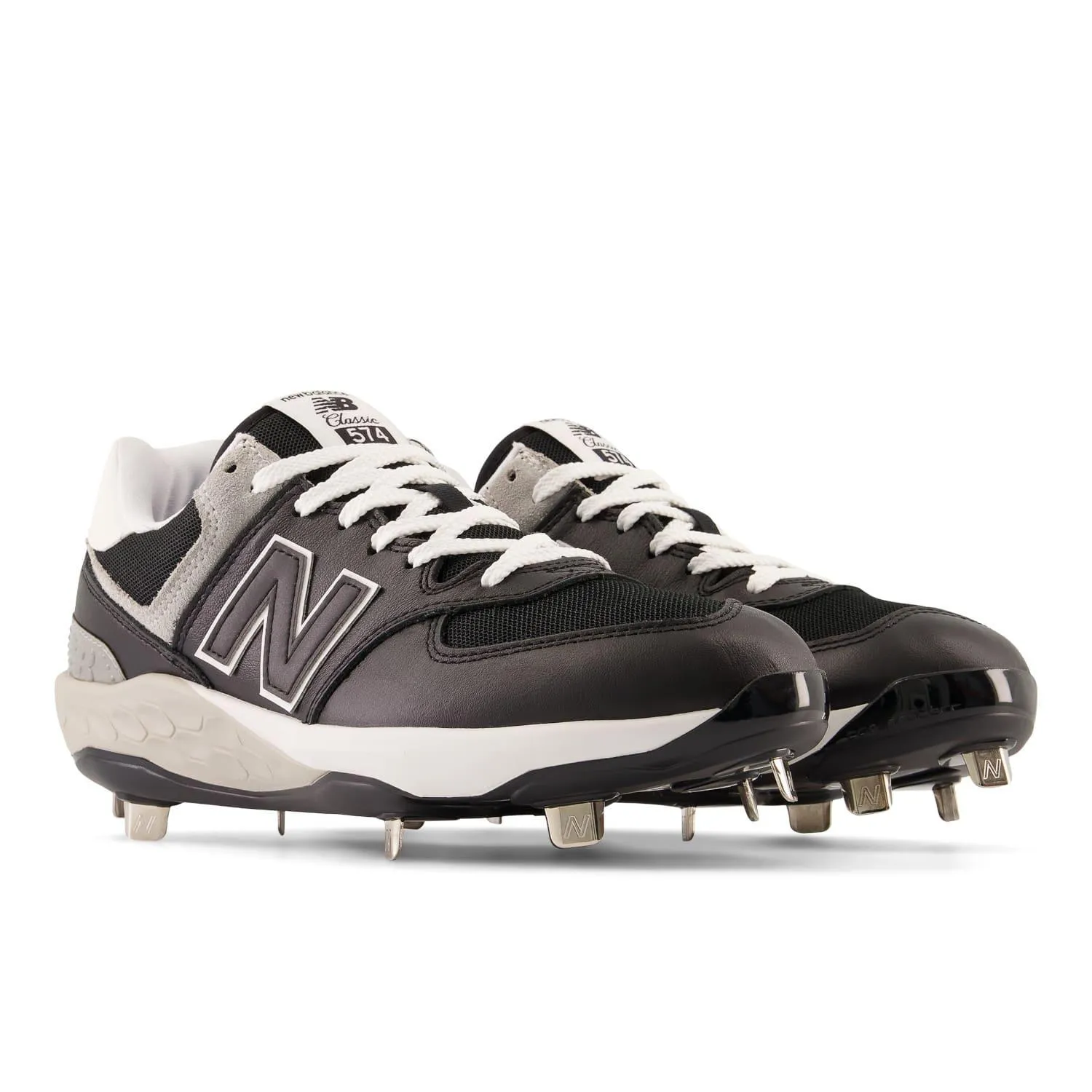 New Balance Men's Fresh Foam X 574 Lux Metal Baseball Cleats - L574BK1