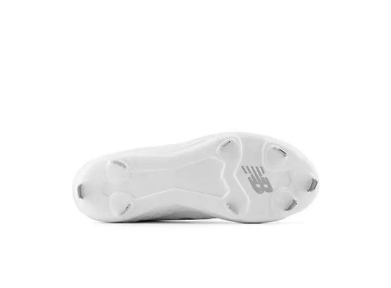 New Balance Women's VELO v3 Metal Fastpitch Softball Cleats - White with Rain Cloud - SMVELOW3