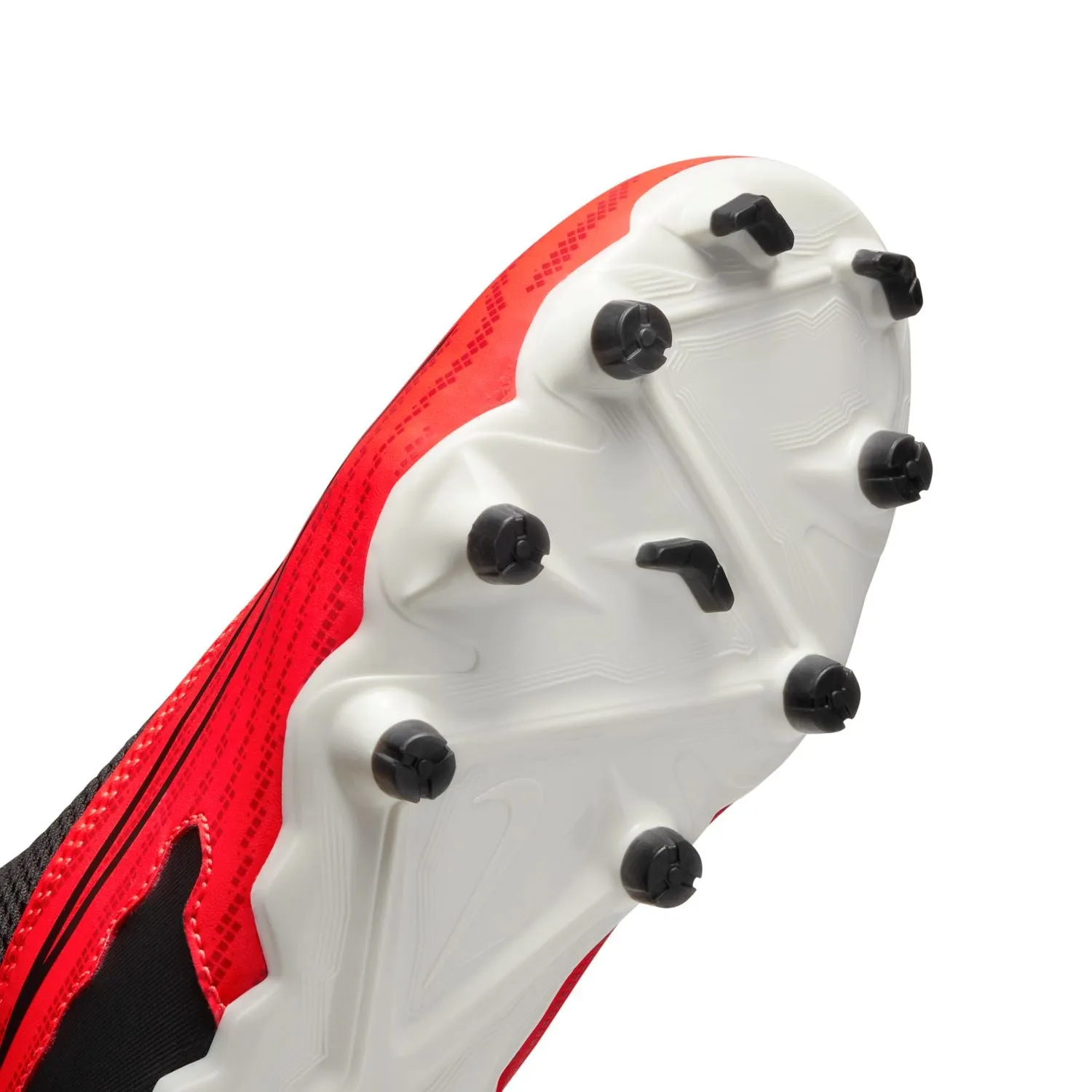 Nike Jr. Phantom GX Academy Dynamic Fit FG/MG - BRIGHT CRIMSON/BLACK-WHITE