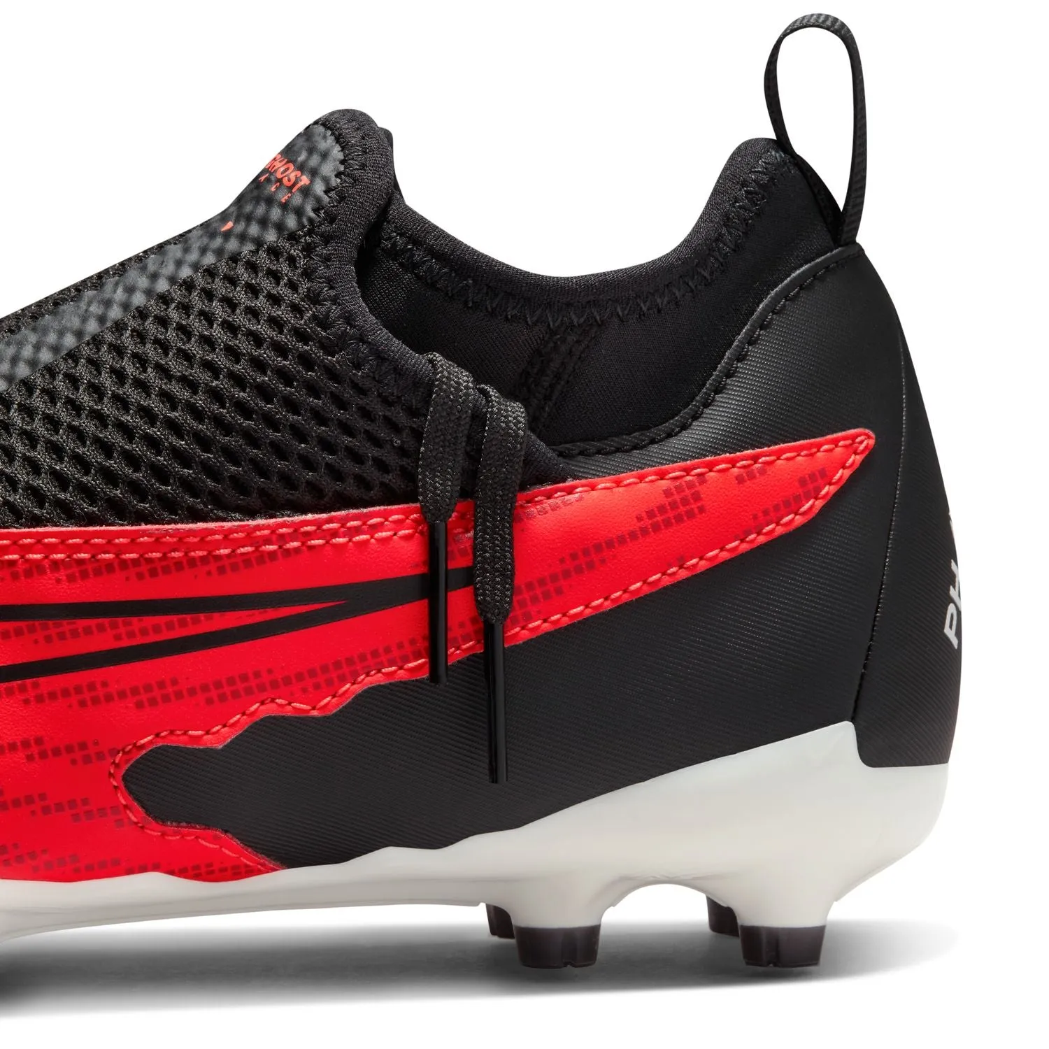 Nike Jr. Phantom GX Academy Dynamic Fit FG/MG - BRIGHT CRIMSON/BLACK-WHITE