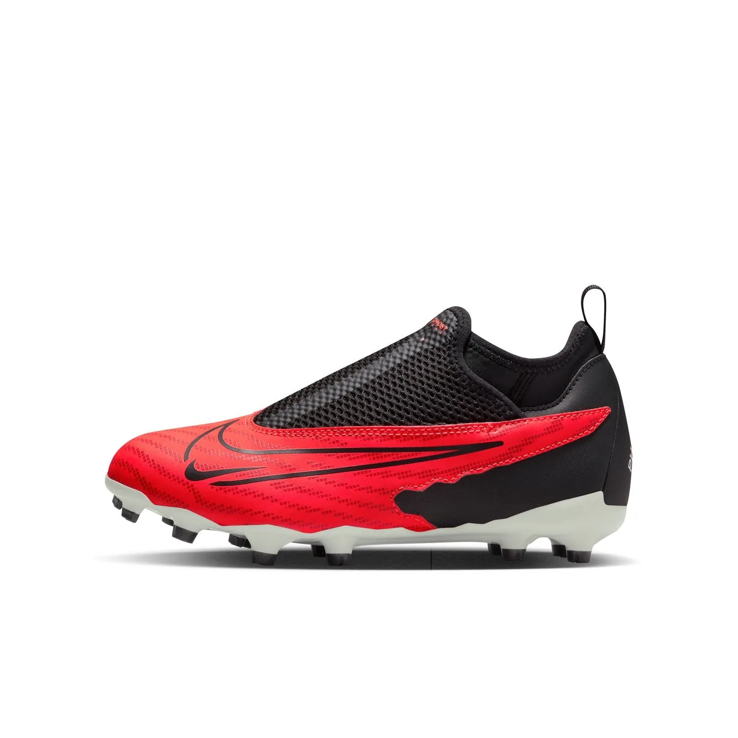 Nike Jr. Phantom GX Academy Dynamic Fit FG/MG - BRIGHT CRIMSON/BLACK-WHITE