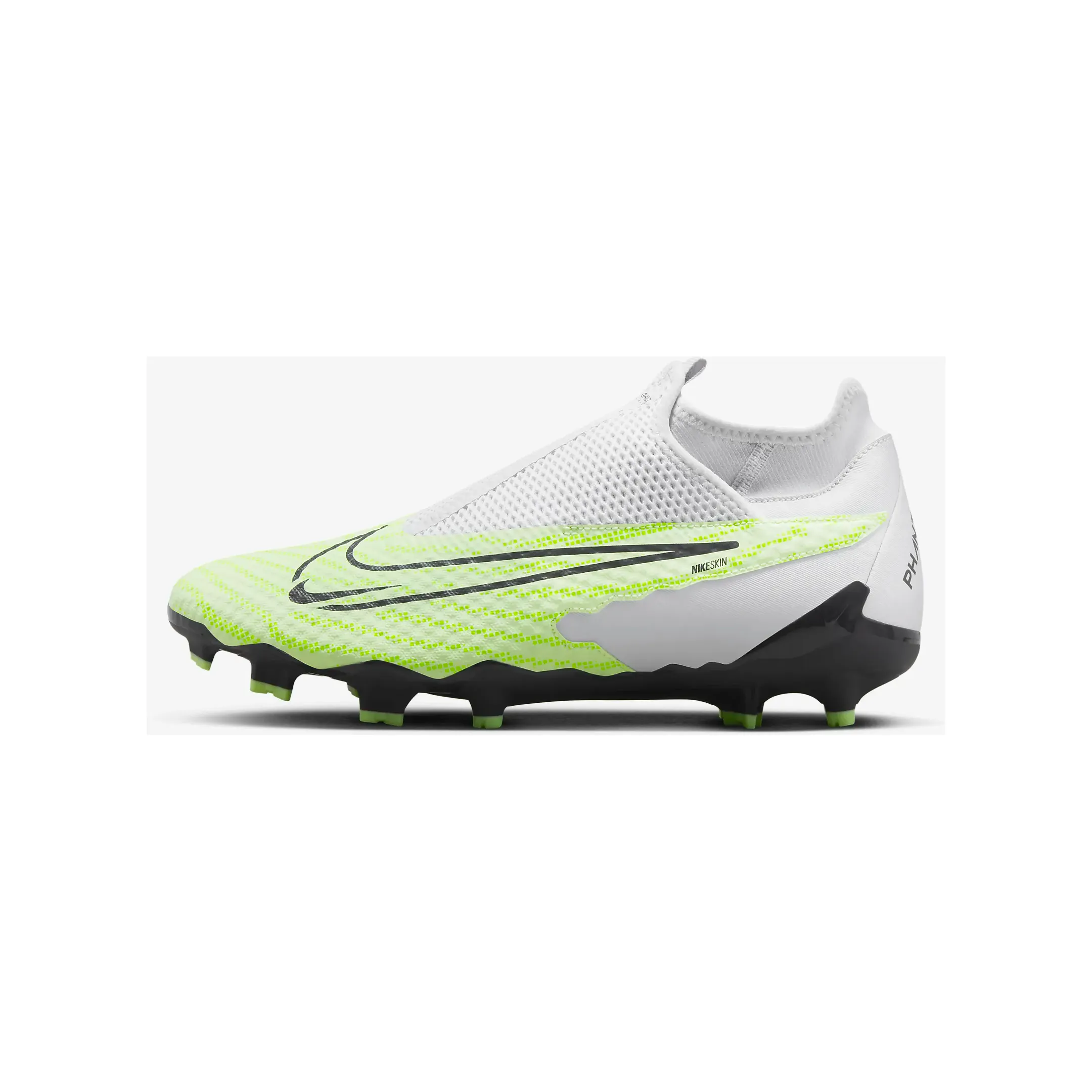 Nike Men's Phantom GX Academy Dynamic Fit MG Cleats - Barely Volt / Barely Grape / Gridiron