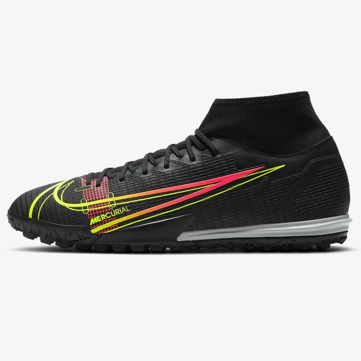 Nike Mercurial Superfly 8 Academy TF - Black-Volt-Crimson