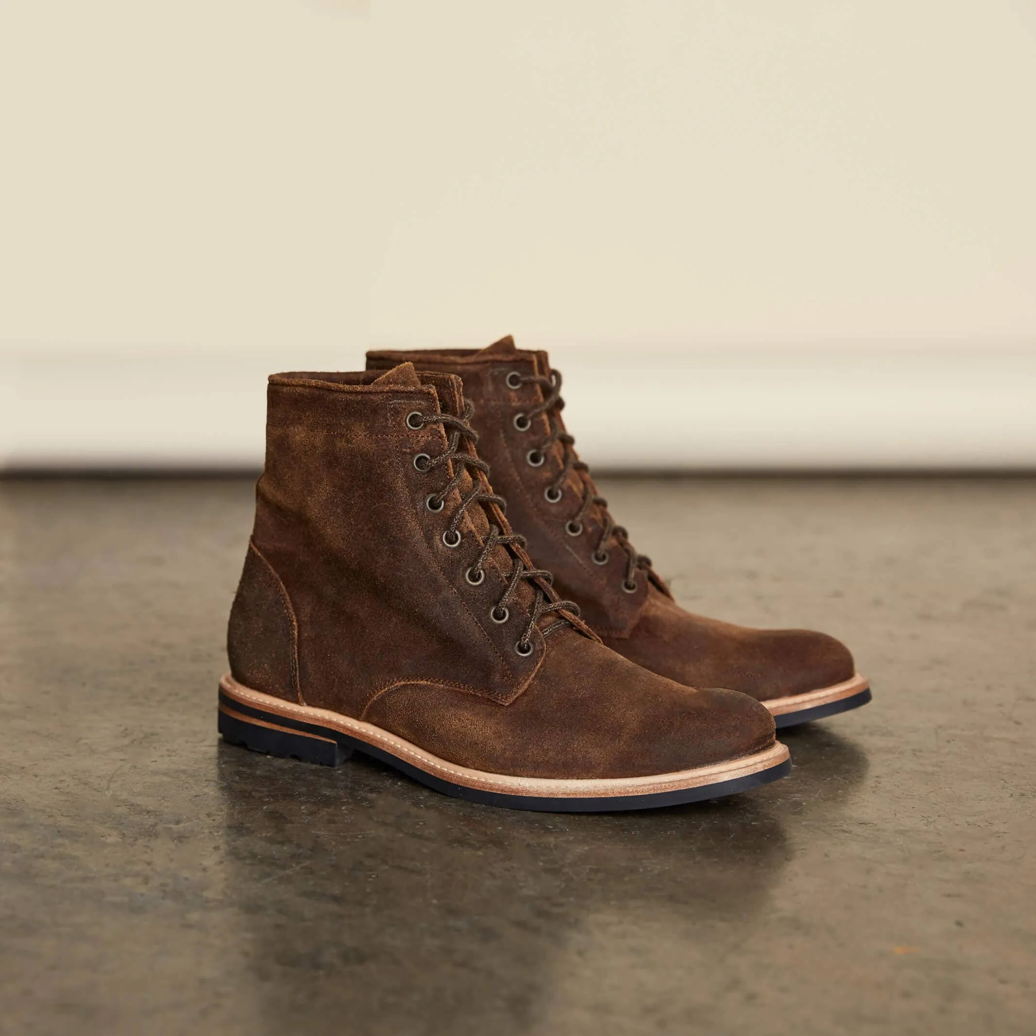 Nisolo Waxed Brown Andres All Weather Boot