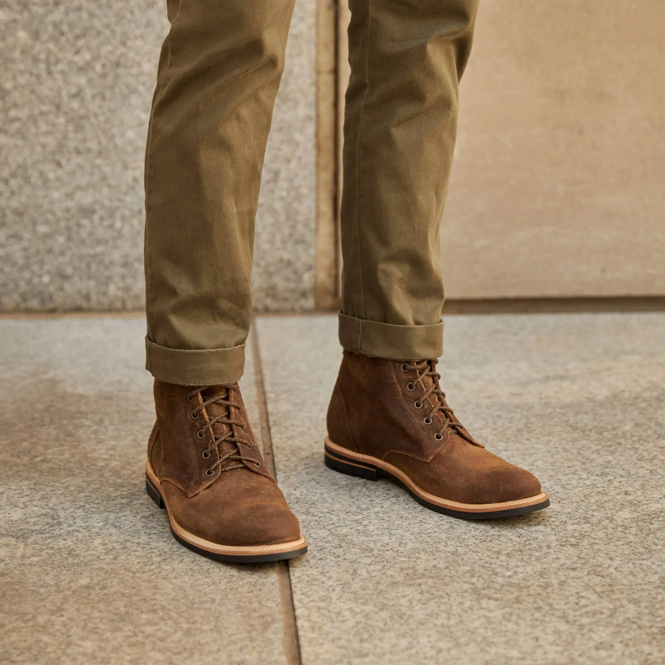 Nisolo Waxed Brown Andres All Weather Boot