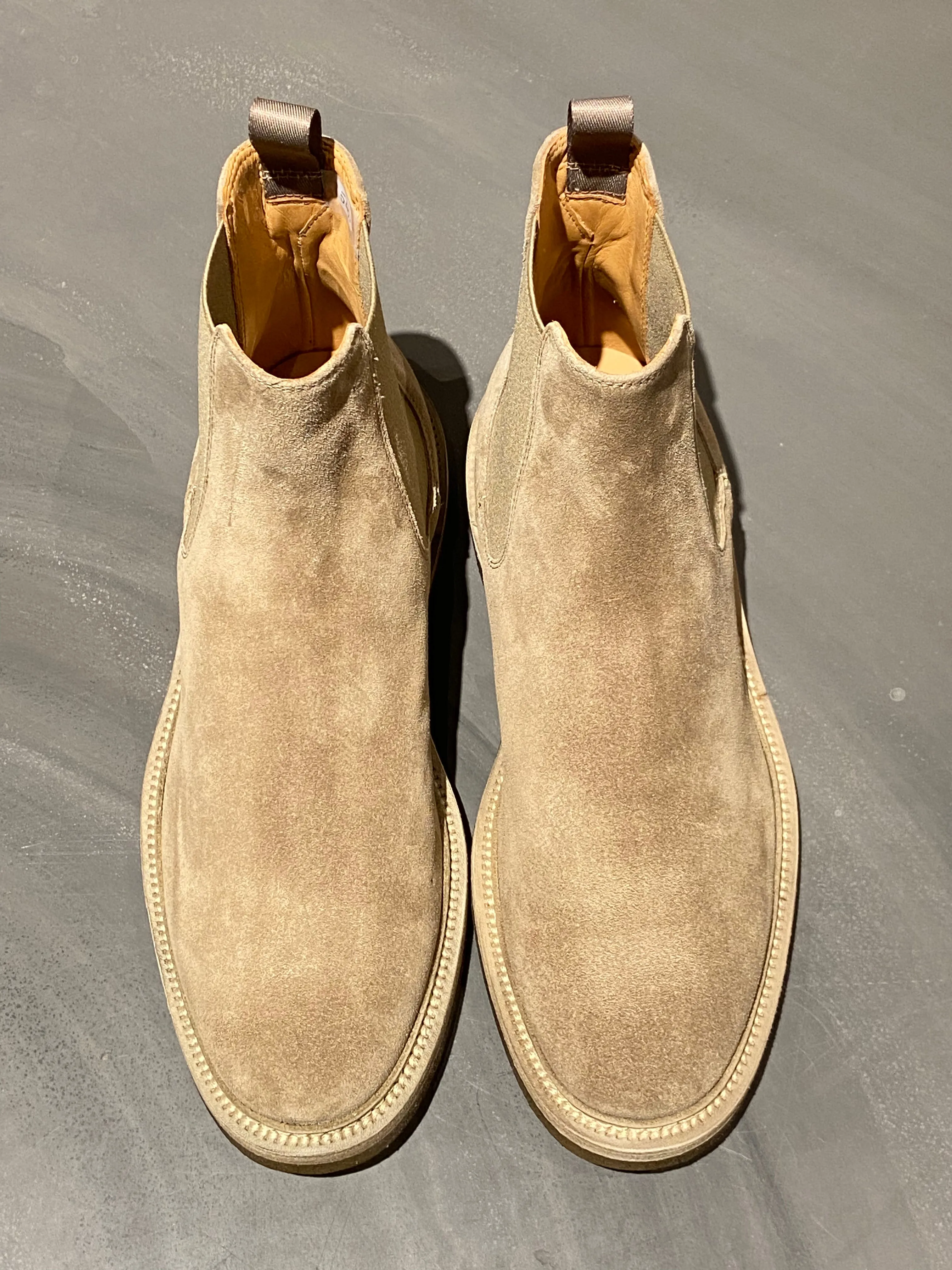 OFFICINE CREATIVE HOPKINS CREPE/121 CHELSEA BOOT SUEDE TAUPE