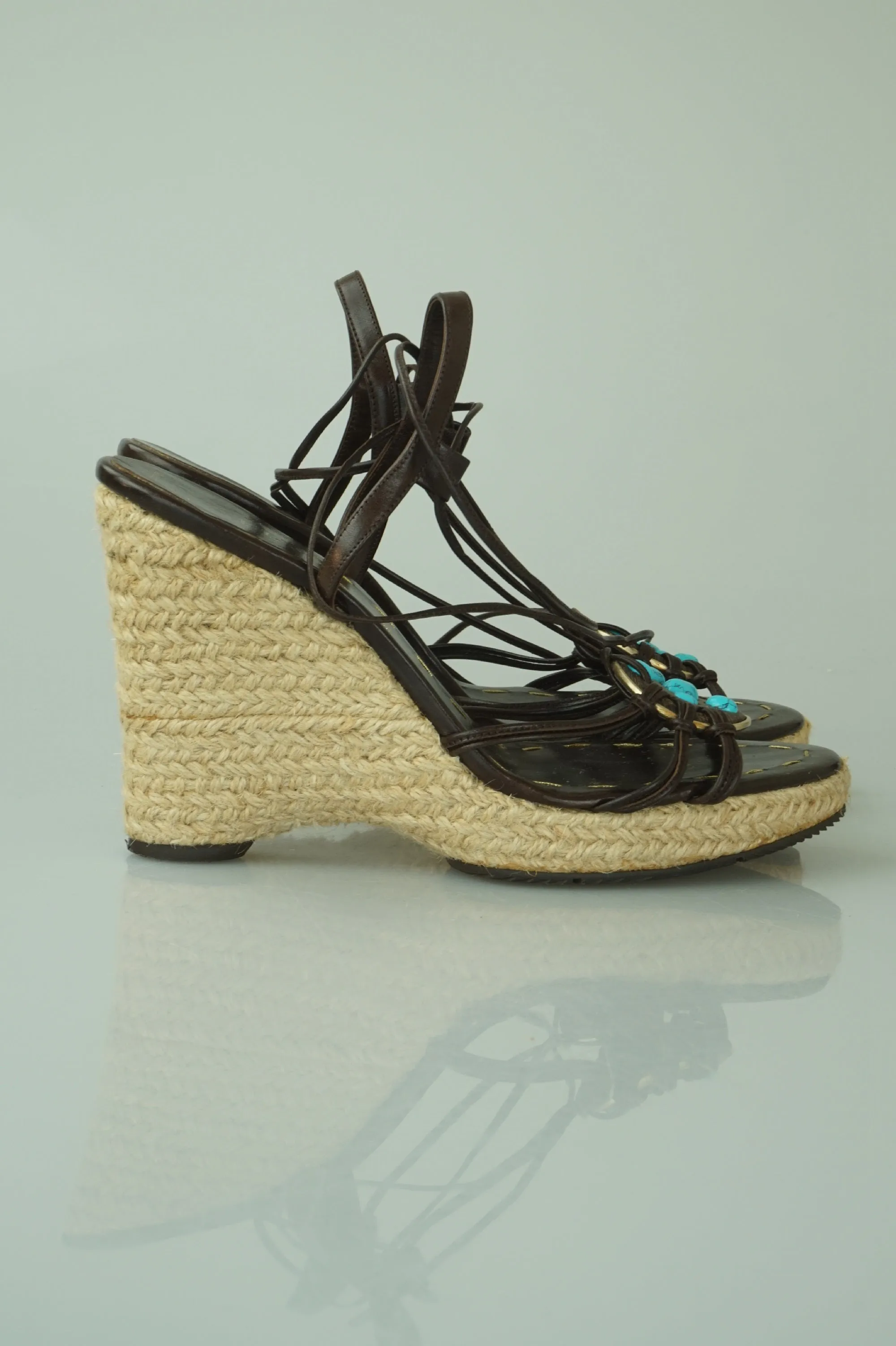 Parigi Gemstone wedge sandals