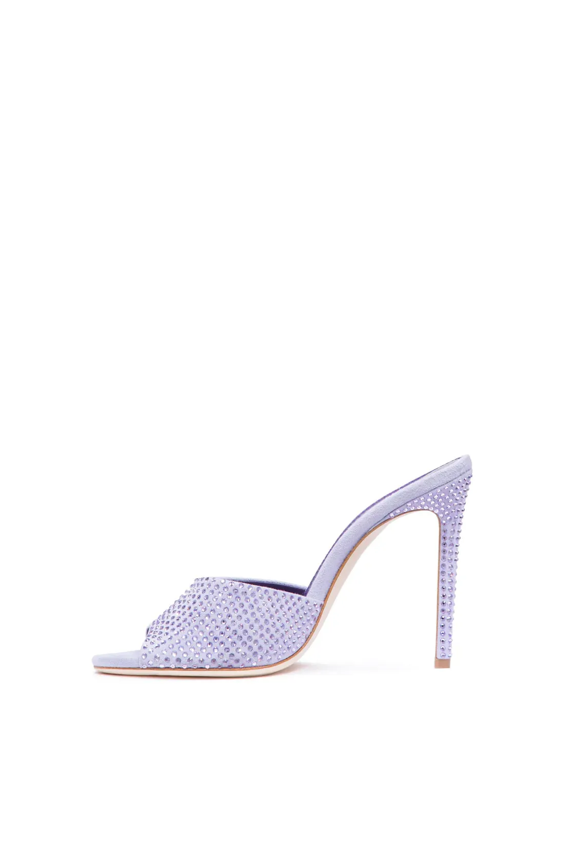 Paris Texas Holly Stiletto Mule Light Amethyst