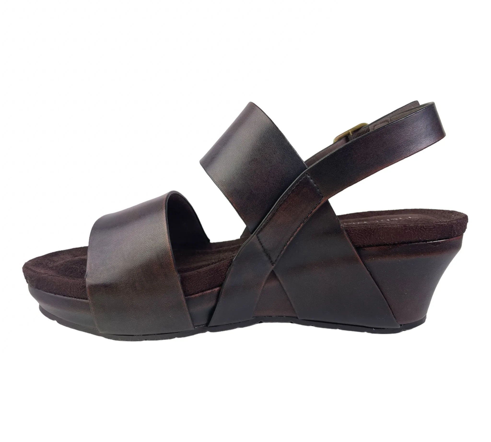 Pierre Dumas Chantal 14 Wedge in Brown