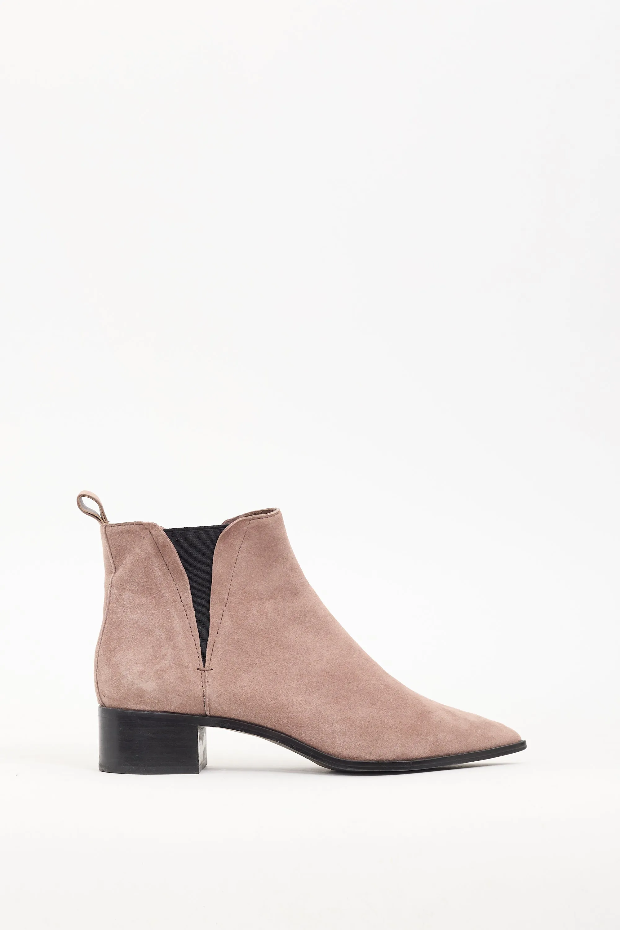 Pink Suede Chelsea Boot