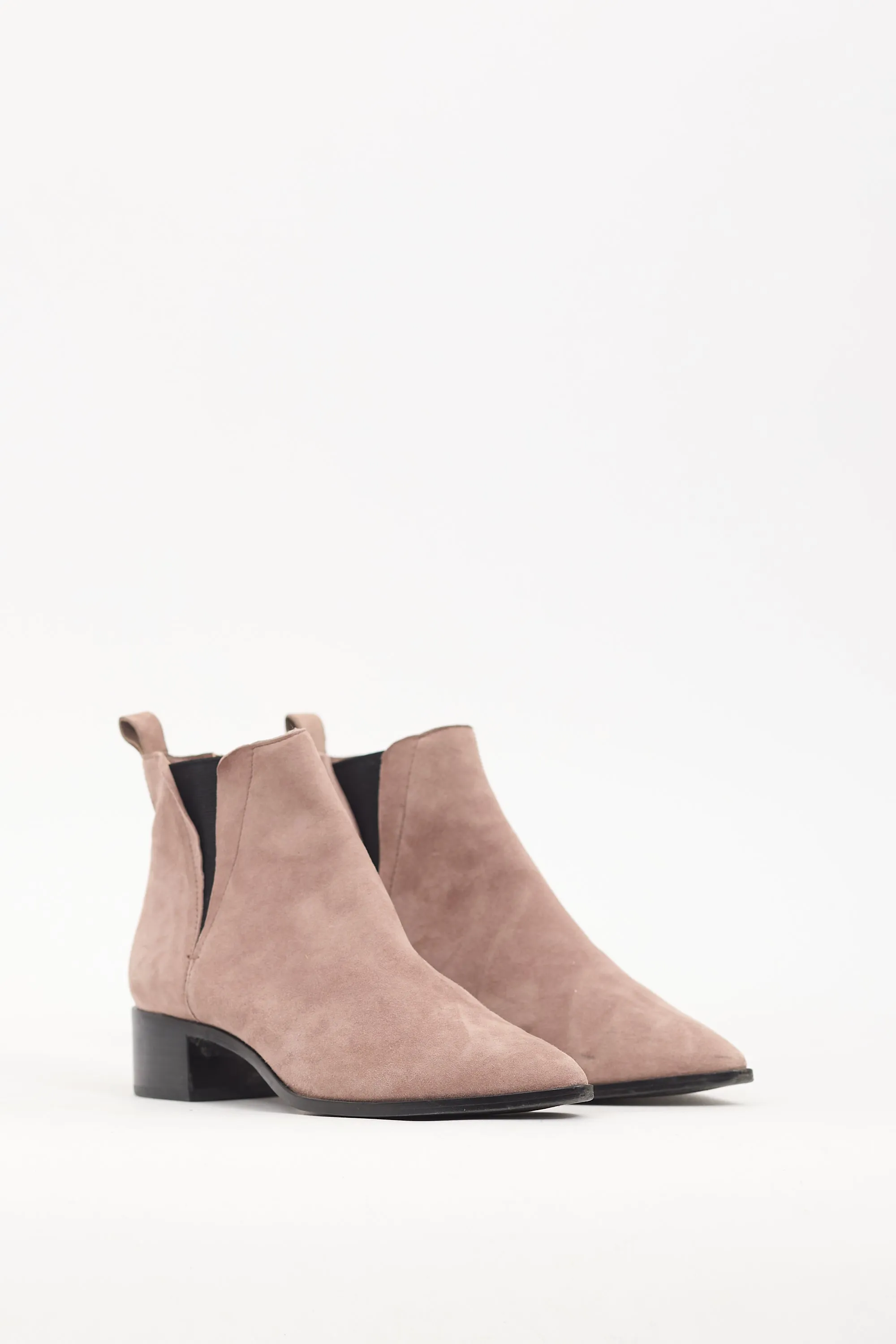 Pink Suede Chelsea Boot