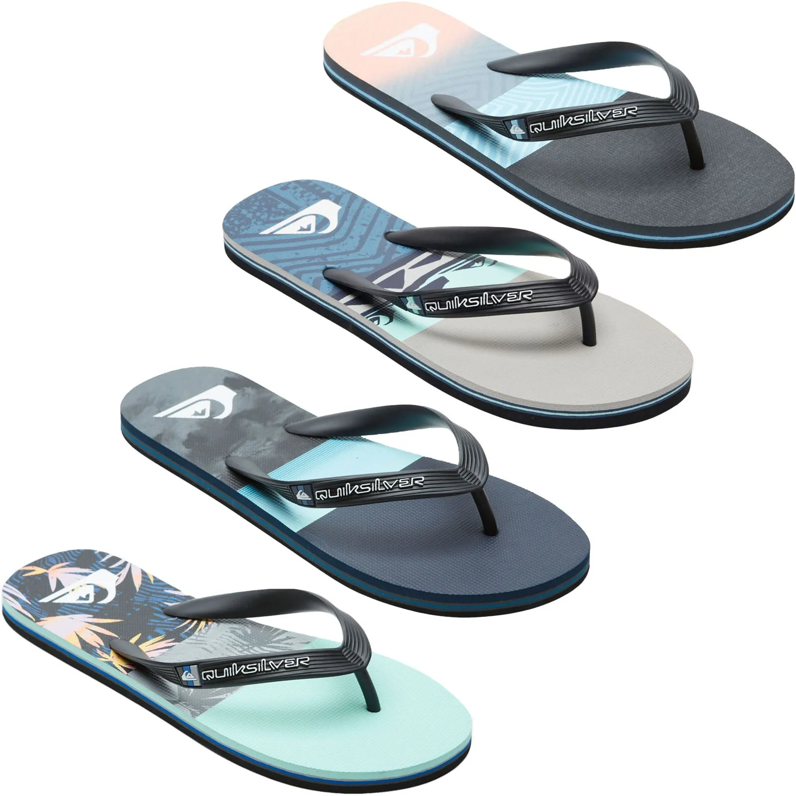 Quiksilver Mens Molokai Panel Sandals Flip Flops