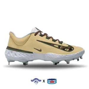 "Glitch Camo Alternate" Nike Alpha Huarache Elite 4 Low Cleats