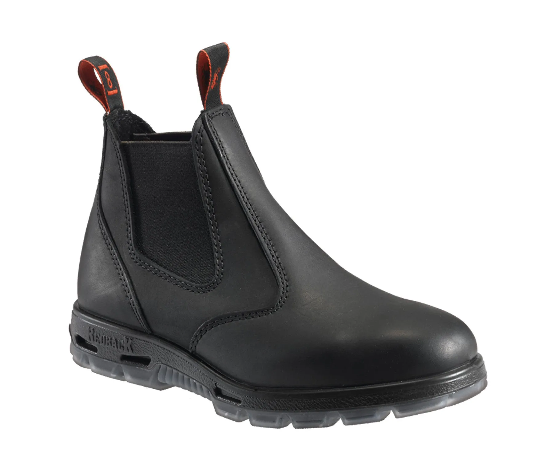 Redback Boots | Black Soft Toe Boot (UBBK)