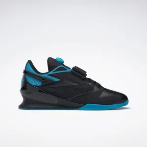 Reebok Footwear Men Legacy Lifter III Shoes CBLACK/RADAQU/CBLACK