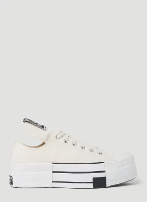 Rick Owens DRKSHDW x Converse Chunky Sole Low Top Sneakers