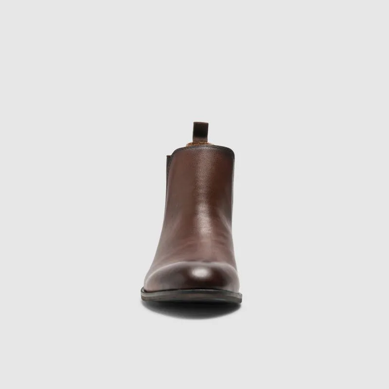 Rodd & Gunn Kingsview Road Mens Leather Chelsea Boot - Cognac