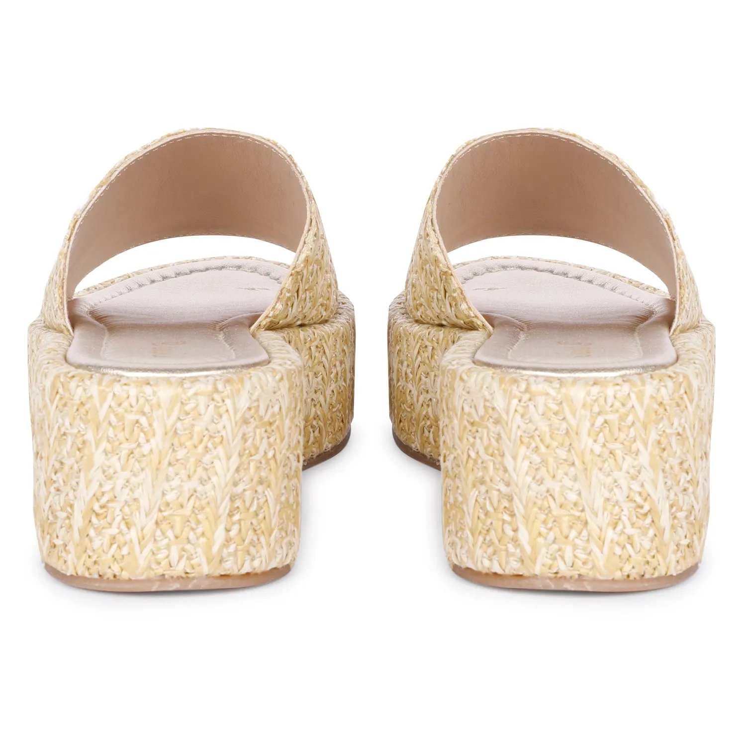 Saint  Betta natural wedge heels