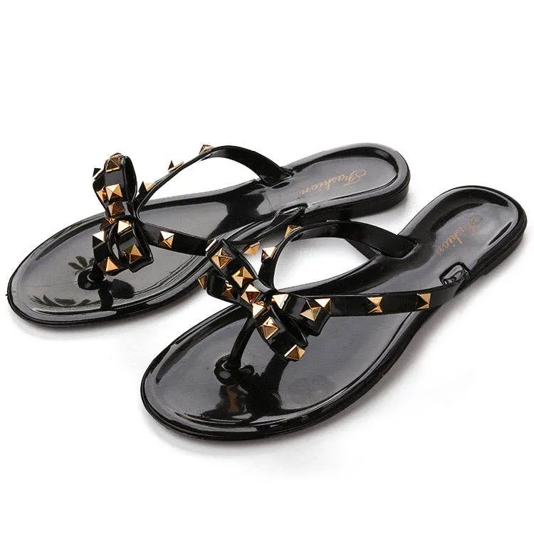 Serena Studded Bow Sandals