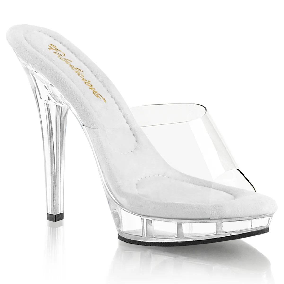 Slide Platform Shoe with 5-Inch Heel LIP-101