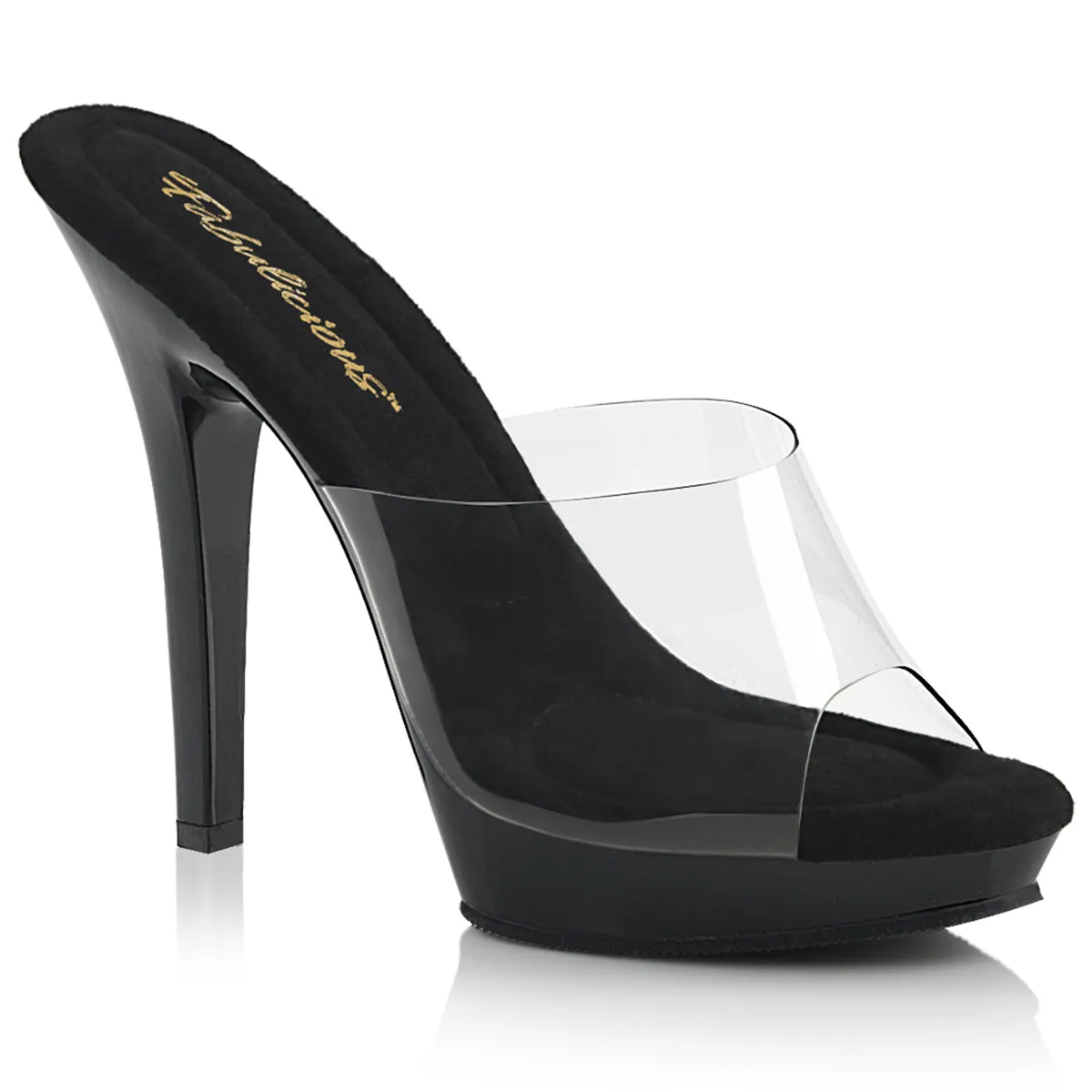 Slide Platform Shoe with 5-Inch Heel LIP-101