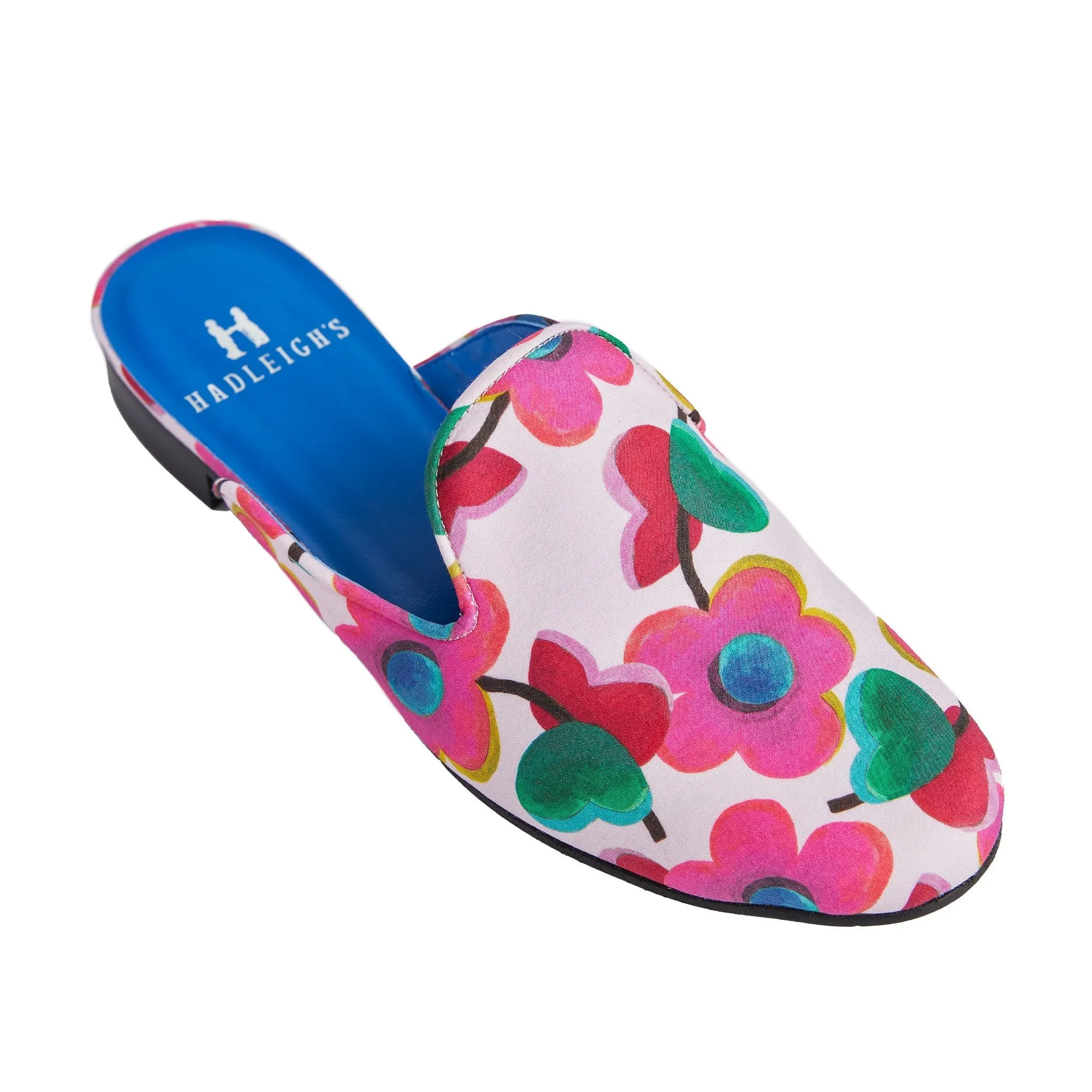 Slipper in Blue Love Pop Print