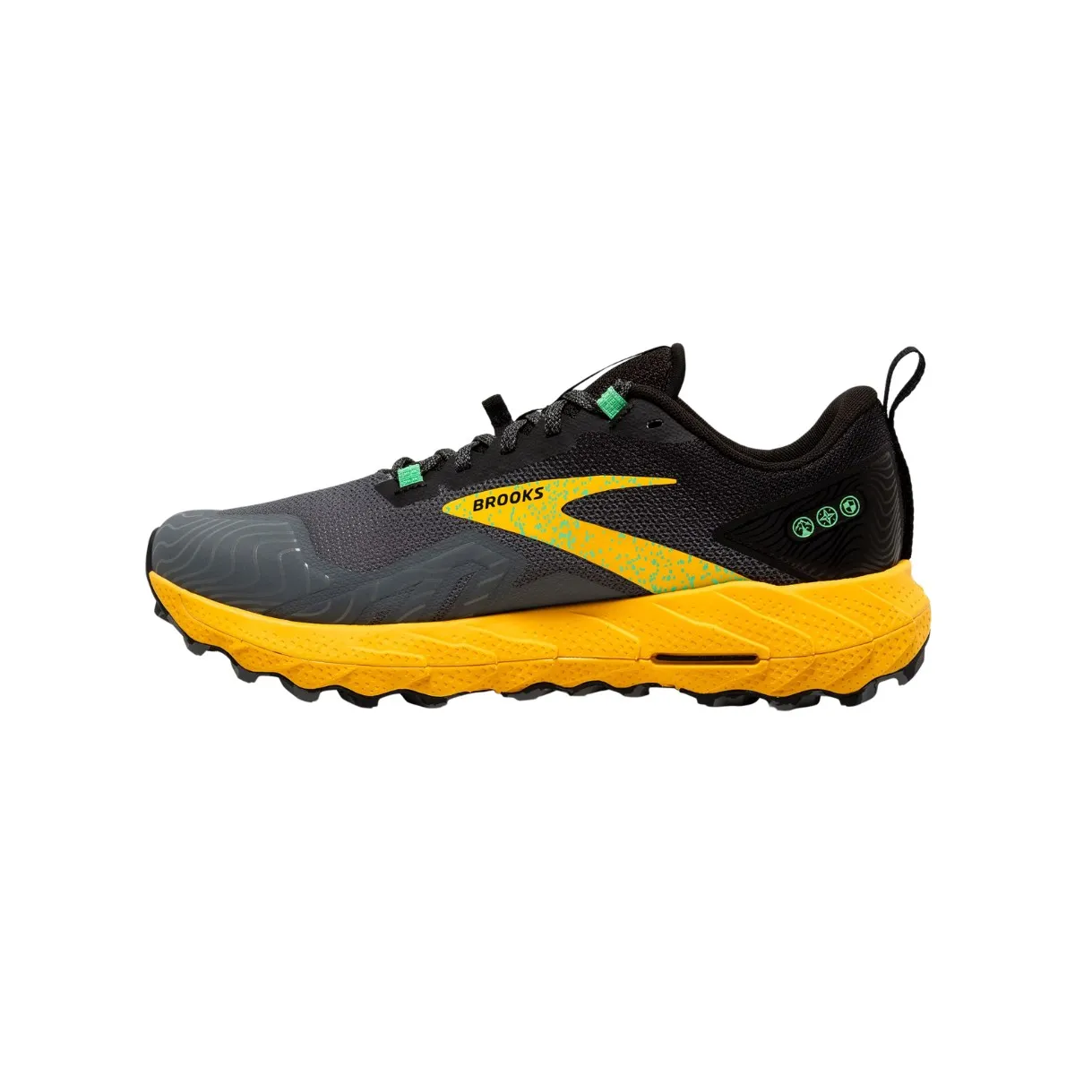 Sneakers Brooks Cascadia 17 Black Yellow SS24