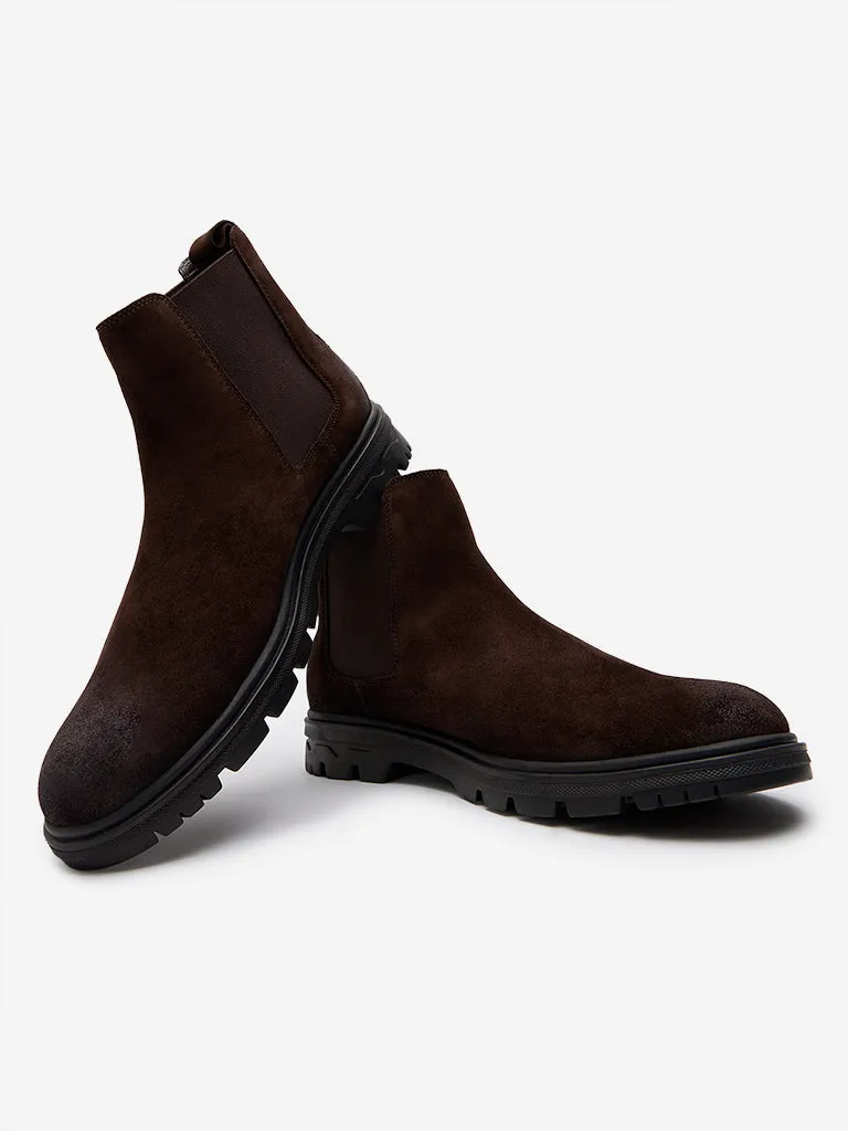 SOLEPLAY Brown Chunky Chelsea Boots