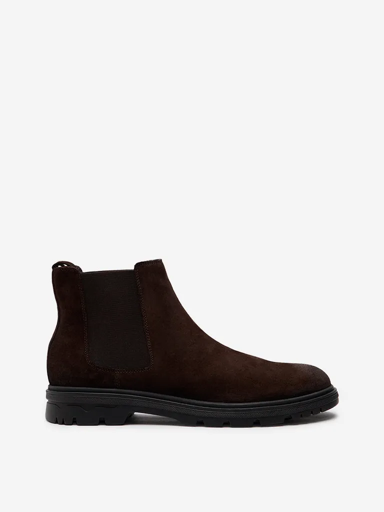 SOLEPLAY Brown Chunky Chelsea Boots