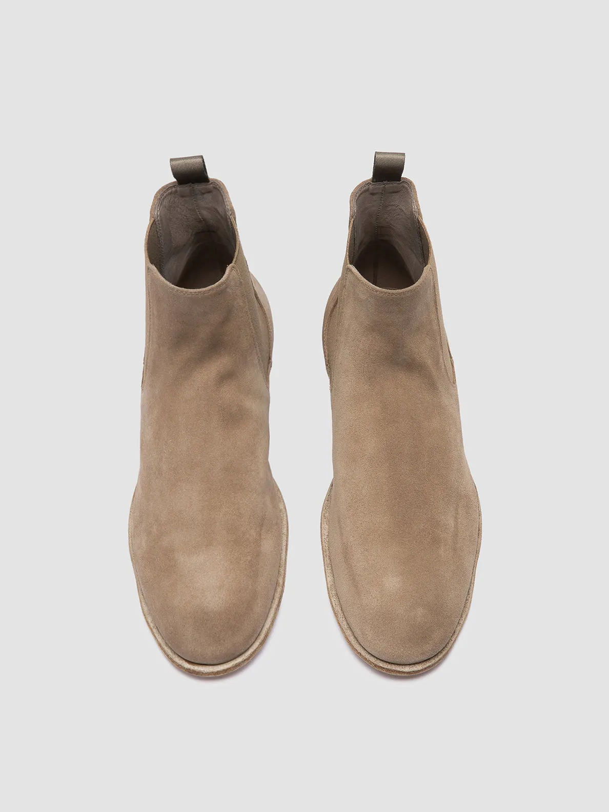 SOLITUDE 004 - Taupe Suede Chelsea Boots