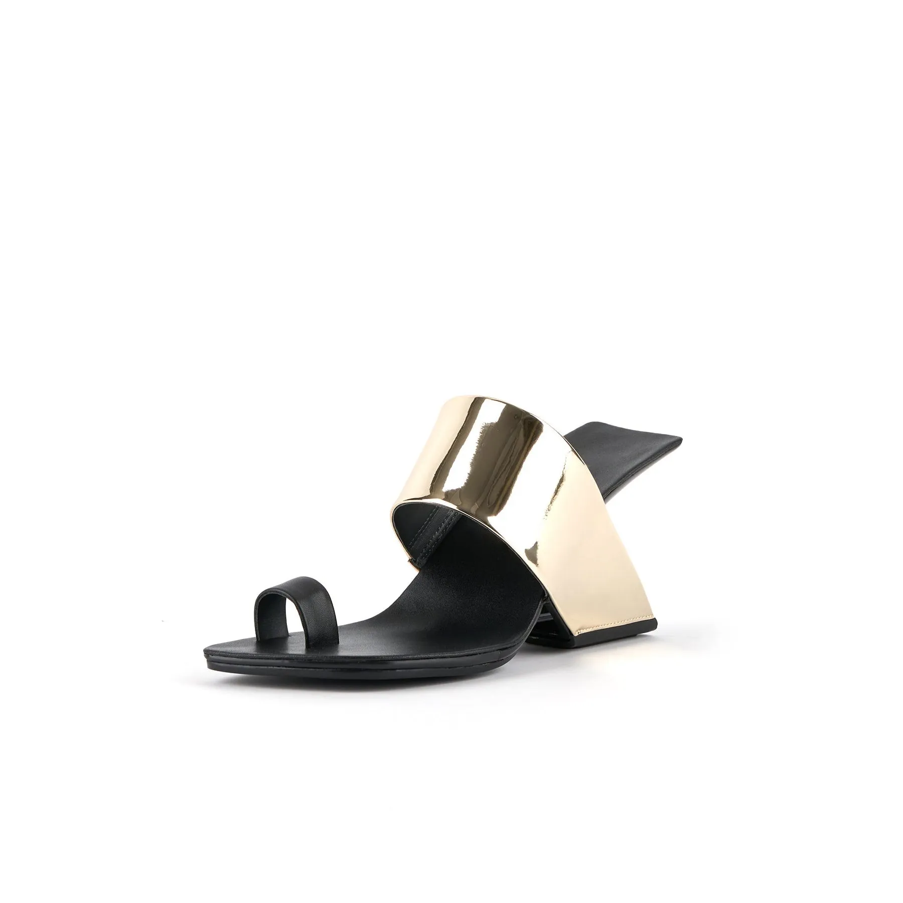 Square Toe Arch Heel Mules