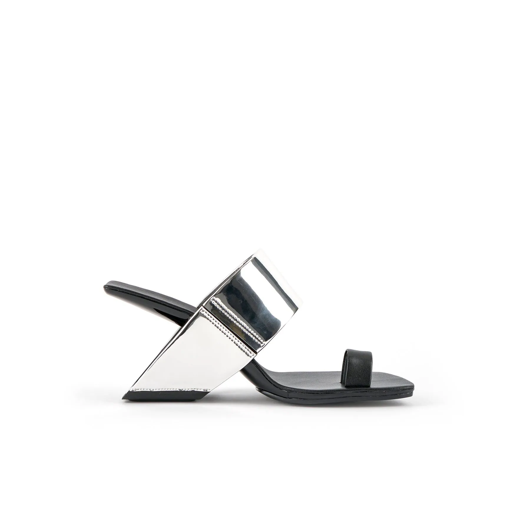 Square Toe Arch Heel Mules