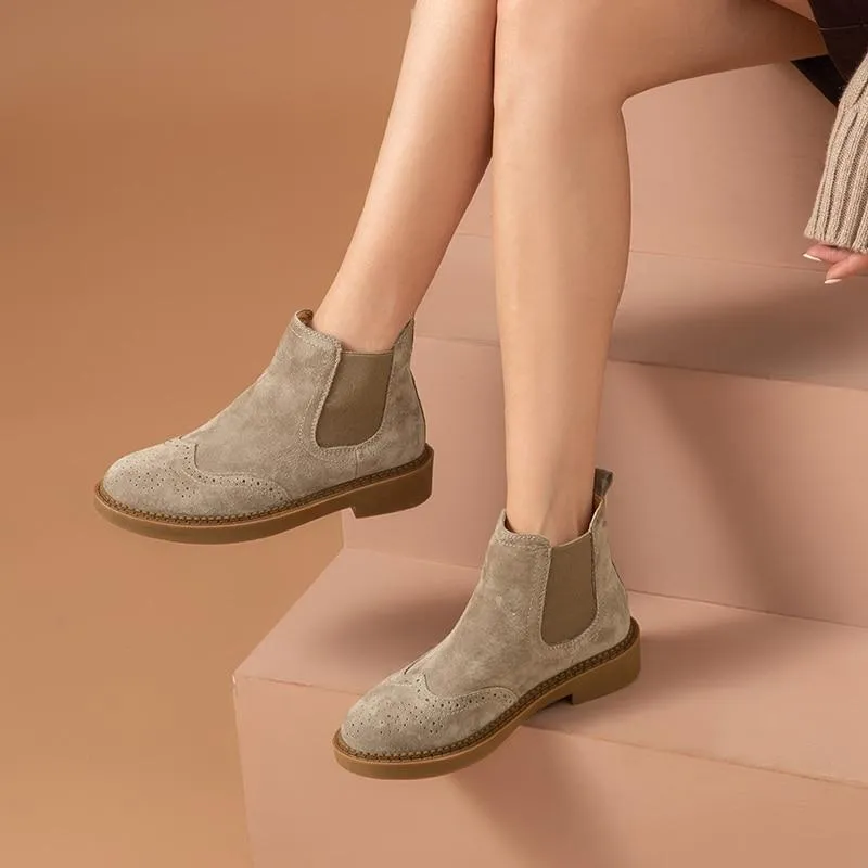 Suede Chelsea Boots