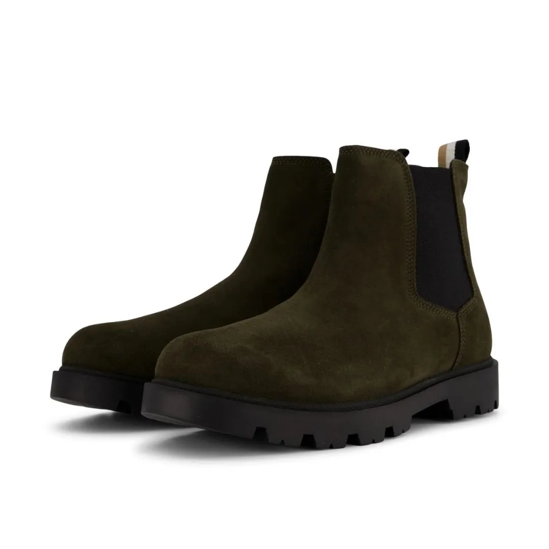 Suede with Signature-Stripe Tape Chelsea Boots 50503675