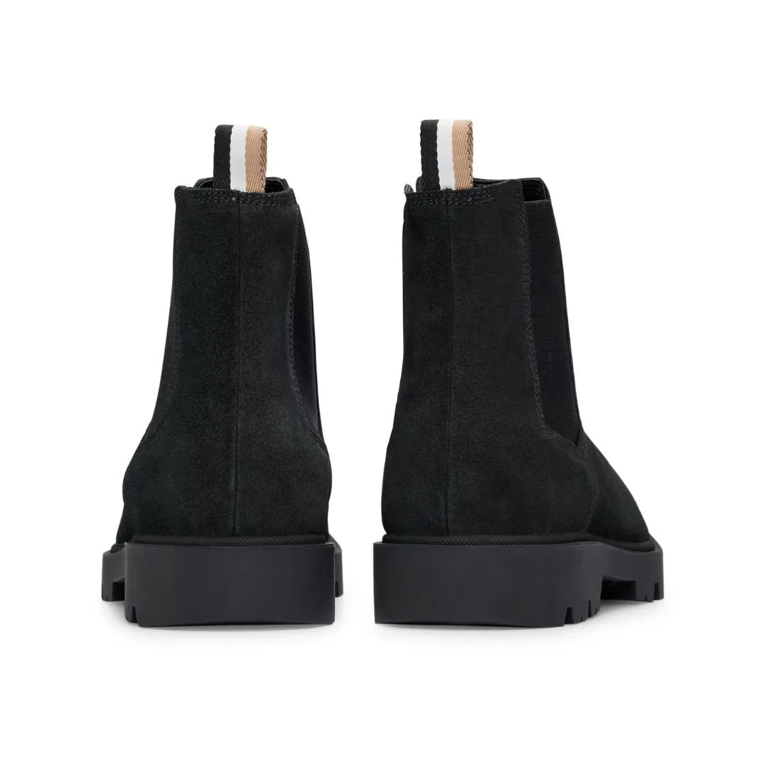 Suede with Signature-Stripe Tape Chelsea Boots 50503675