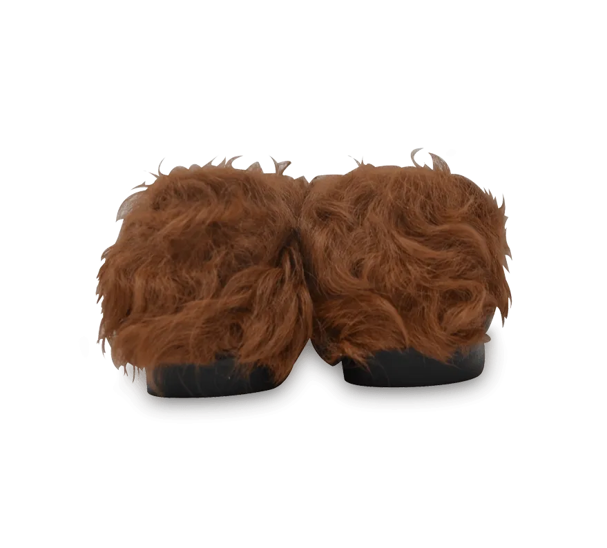 Tamara Buckled Loafers with Fur