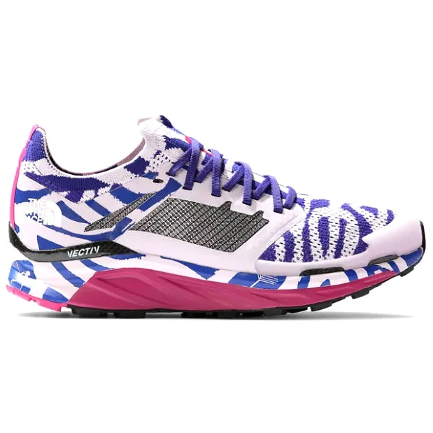 The North Face Women's Flight Vectiv X Trail Running Shoes  Lapsis Blue Elvira Print / Lavender Fog