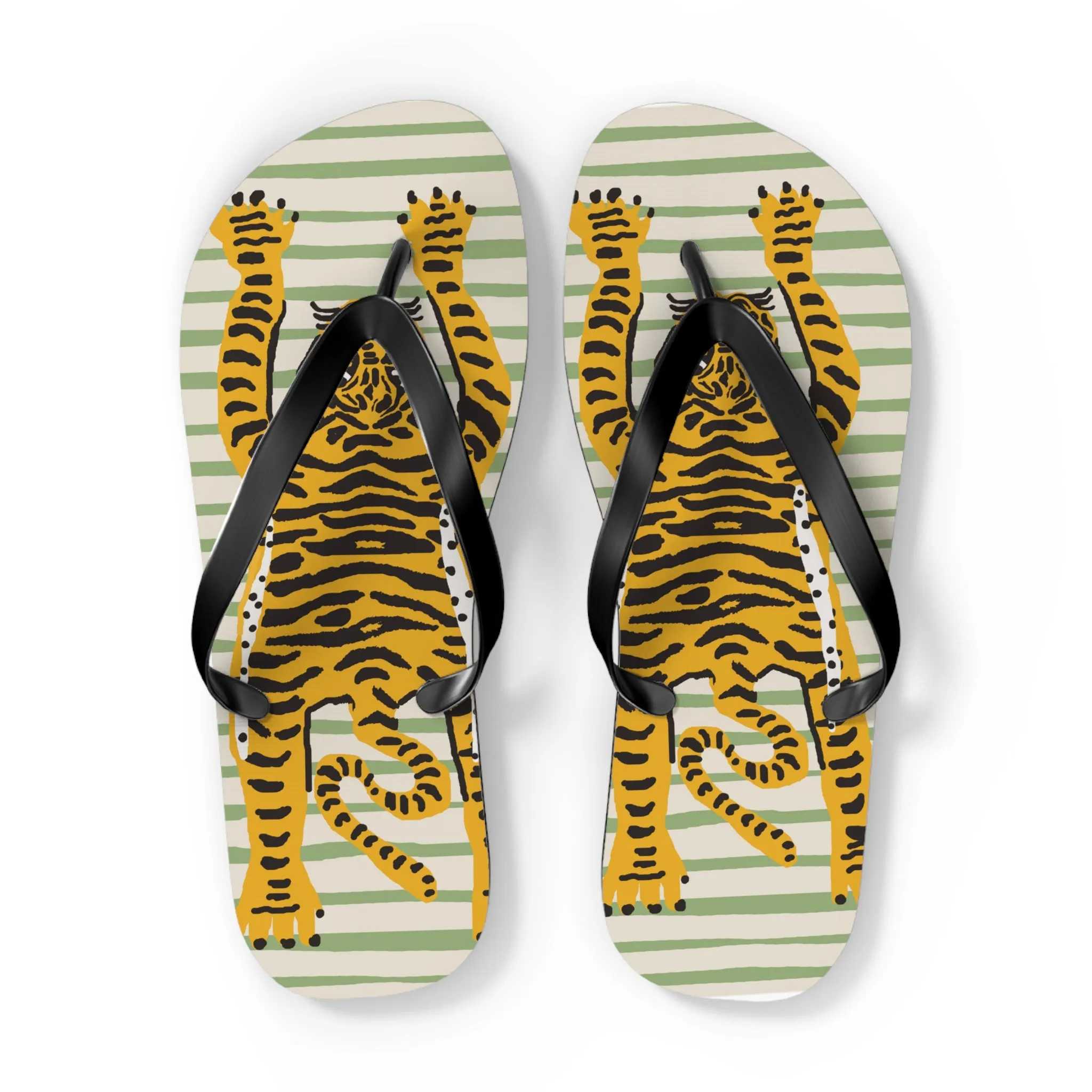 Tiger Flip Flops