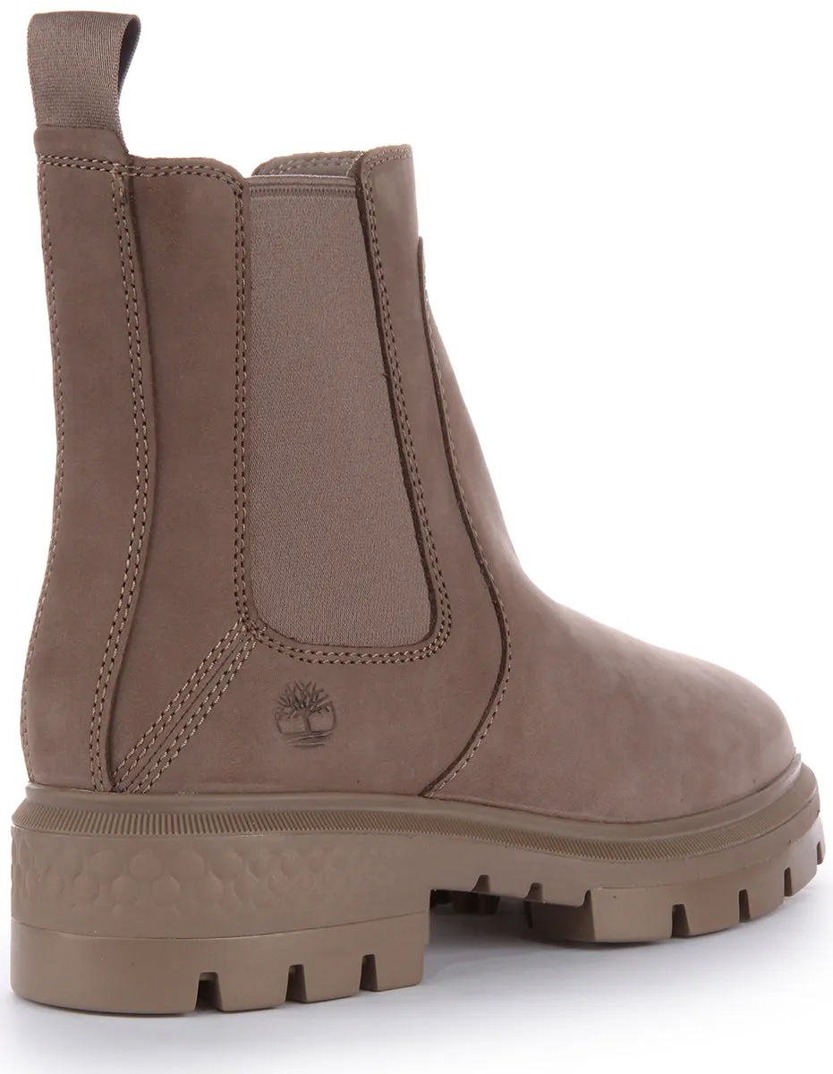 Timberland A41EW Cortina Valley Mid Chelsea In Taupe For Women