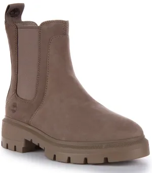 Timberland A41EW Cortina Valley Mid Chelsea In Taupe For Women