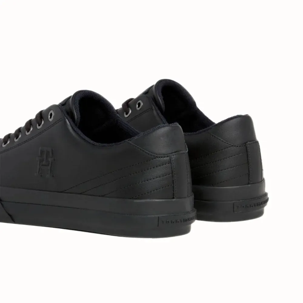 Tommy Hilfiger Th Hi Vulc Street Low Lth Mono Sneaker FM0FM04780-BLKBLK