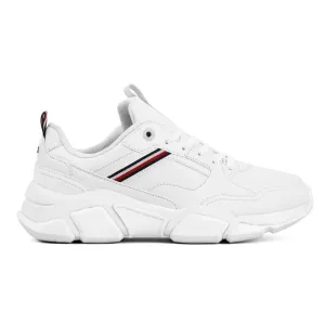 Tommy Hilfiger TH RWB Detail Runner WMN LTHR - WHT